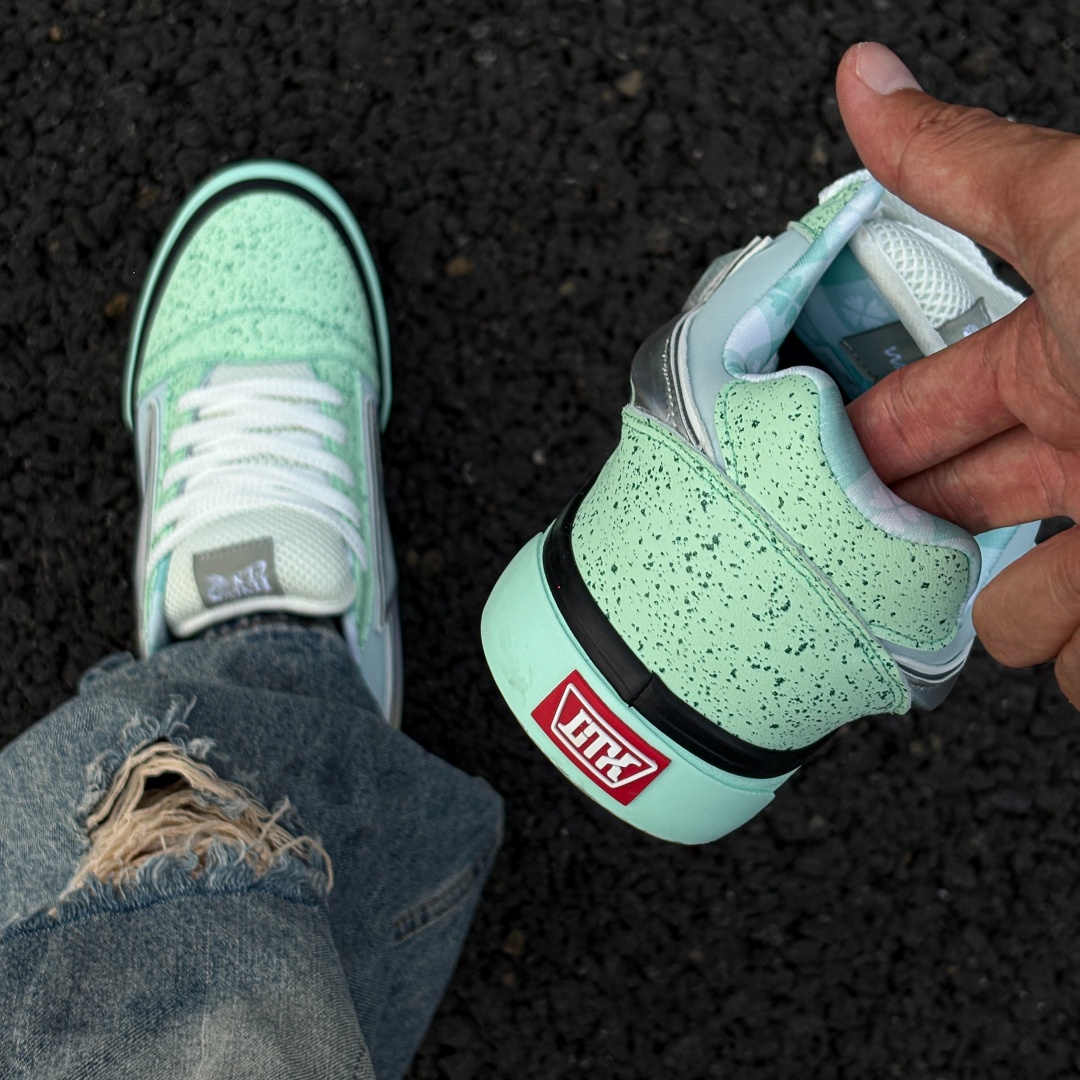 Vans Shoes Old Skool - Zapatillas Chunky Verde Menta Fresca, Unisex,