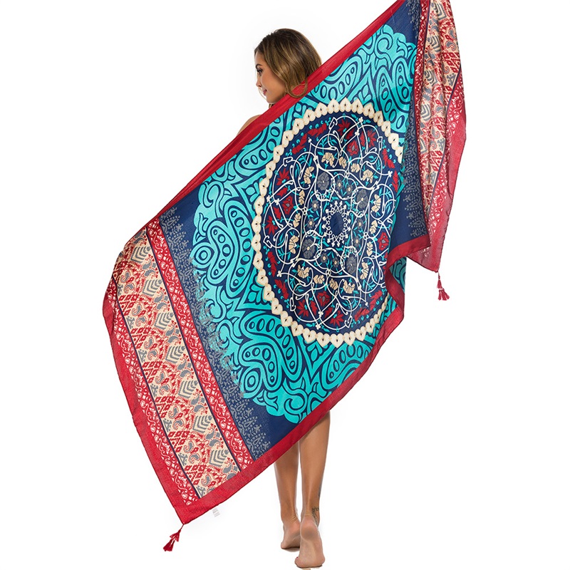 Cover Up Kaftan - 2018 nuevo 90x180cm sarga de algodón