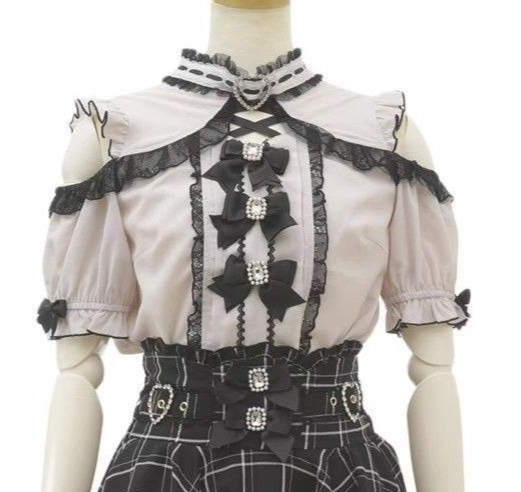 Tops de manga corta para niñas - Blouse Off Shoulder reseña y precio